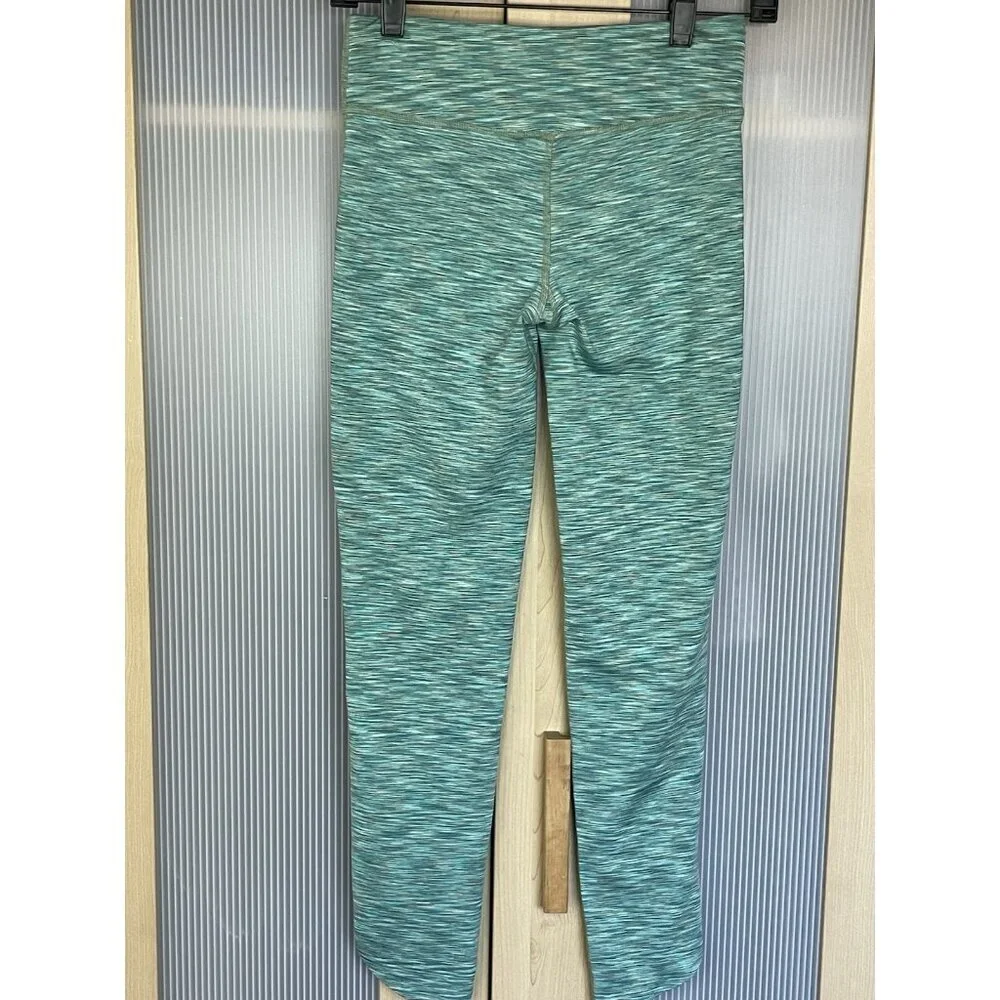 Nike Girls Kids High-Rise Training Leggings Green Sz‎ L Gym Running